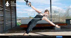 Desktop Screenshot of pilarpersonaltrainer.com